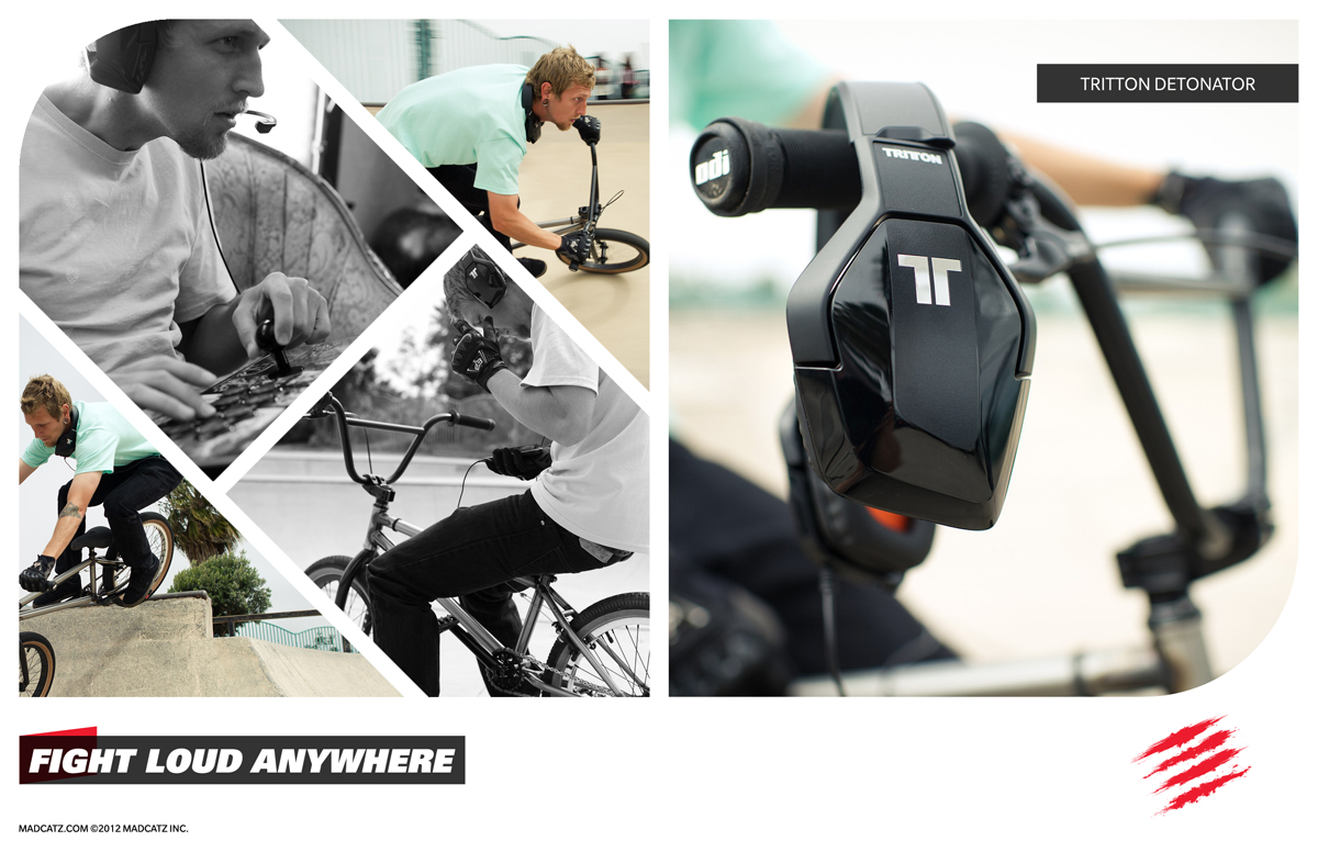 FIGHT LOUD ANYWHERE — print magazine campaign layout